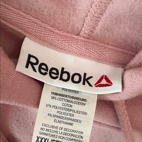 NWOT Reebok Women's Elite Cozy Graphic Hoodie with Drawstring and Pockets - Picture 4 of 9